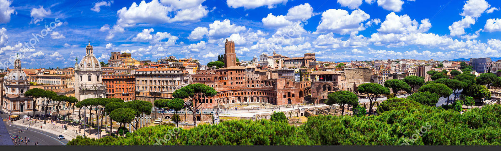 Рим. Панорамный вид