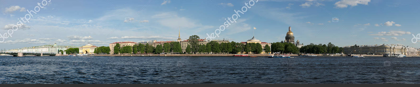 Санкт-Петербург. Панорама набережной