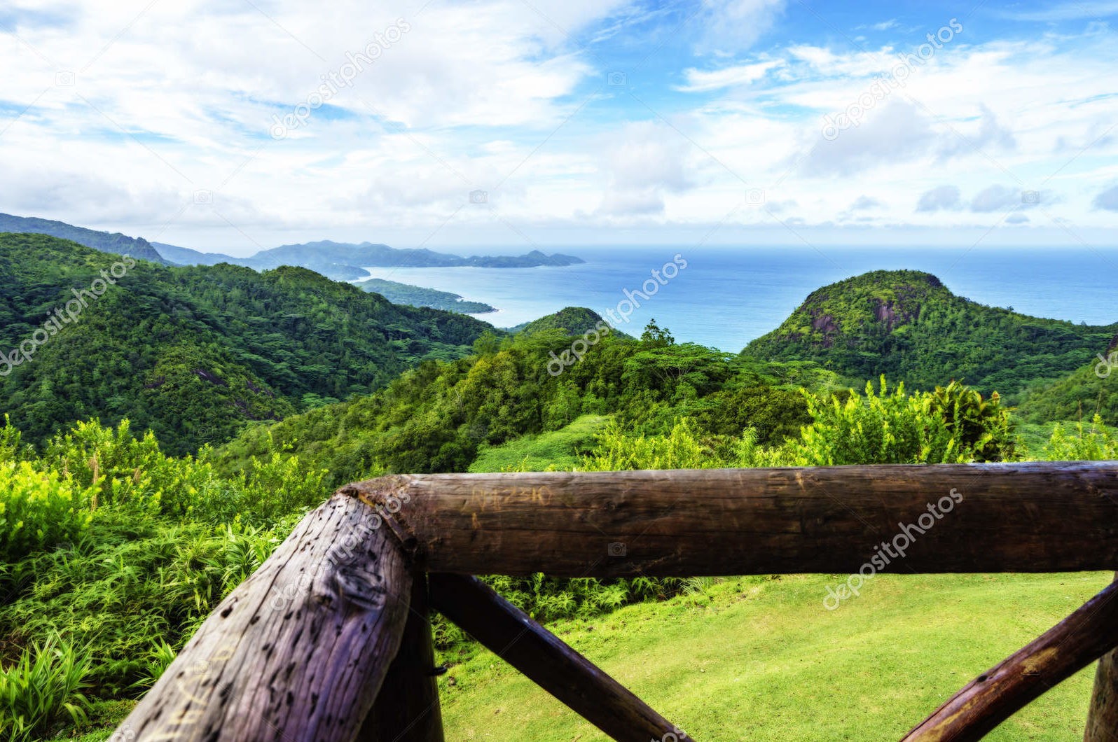 Сейшельские острова, панорамный пейзаж