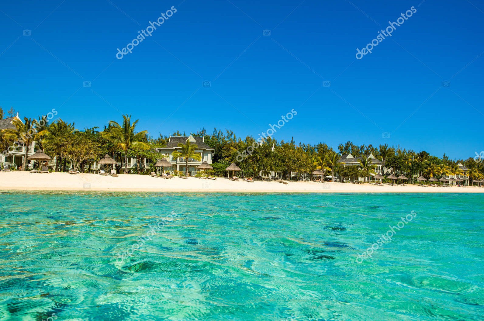 Тропический пляж, остров Маврикий