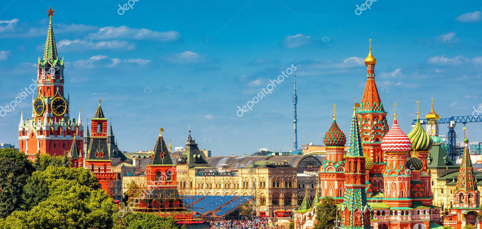 Панорамный вид Красной площади