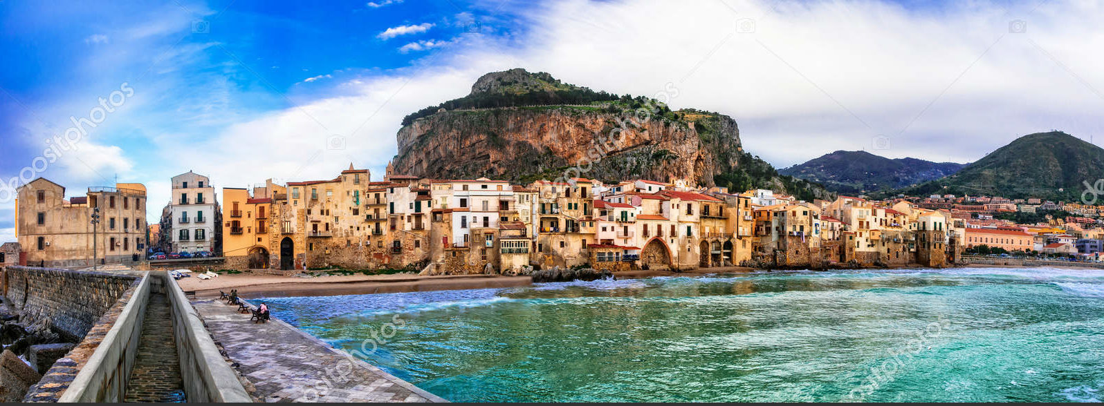 Приморский город, Сицилия